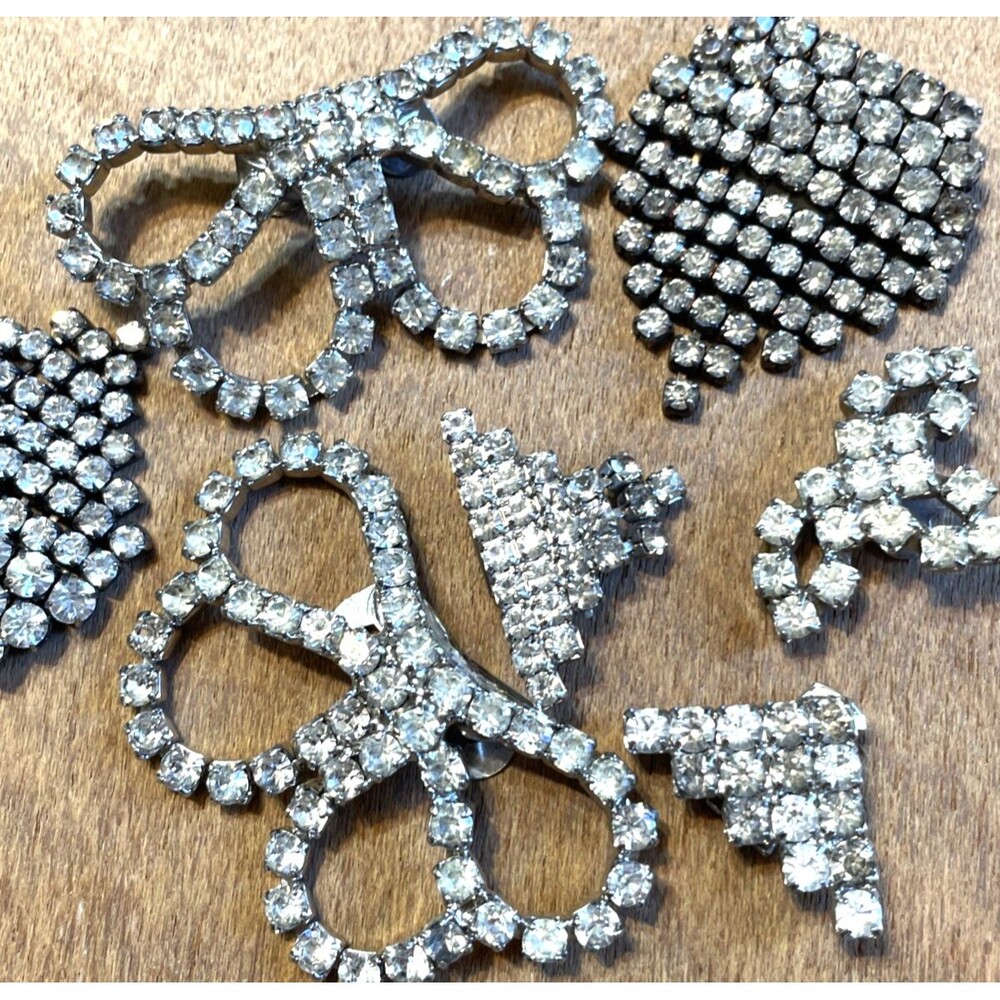 Rhinestone Shoe Clip Lot For Crafts
